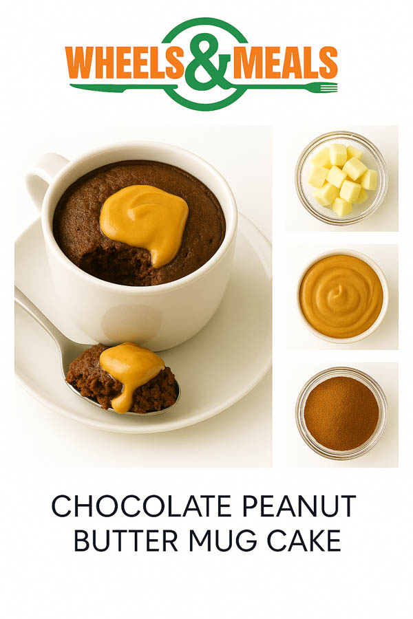 Chocolate Peanut Butter Mug Cake