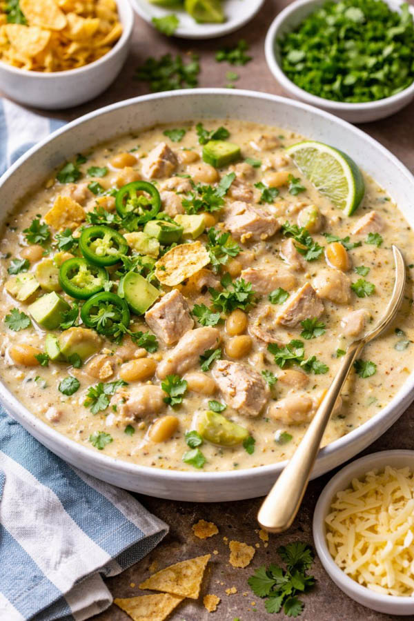 White Bean Chicken Chili alone